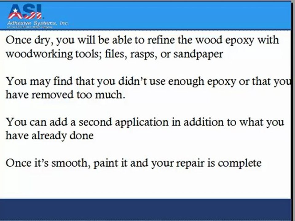 Epoxy Glue For Wood