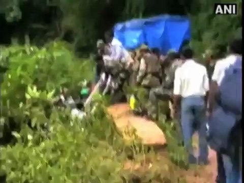 Landmine blast triggered by maoists kill BSF jawan.mp4