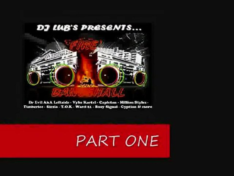 FIRE DANCEHALL PART ONE (Mixed By Dj Lub's)