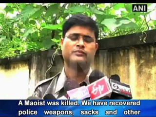 Maoist killed in fierce gunbattle with cops.mp4