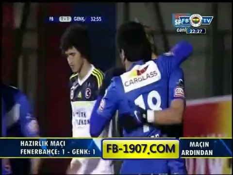 Fenerbahçe 1-1 KRC Genk 08.01.2013 Maçın Özeti