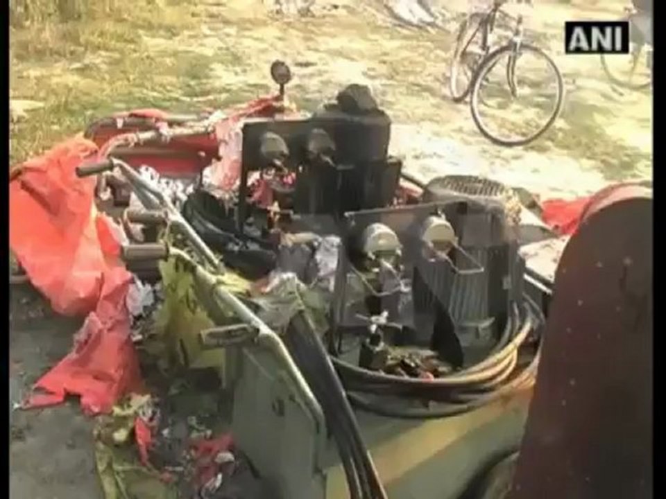 Maoists destroy construction site, trigger panic among locals.mp4