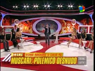 Pronto.com.ar Muscari tomando sol desnudo 1