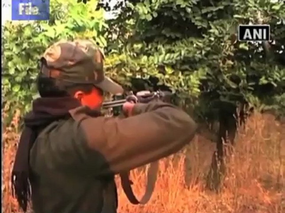 Police seize arms after Maoist shootout.mp4