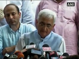 Salman Khurshid threatens Arvind Kejriwal.mp4