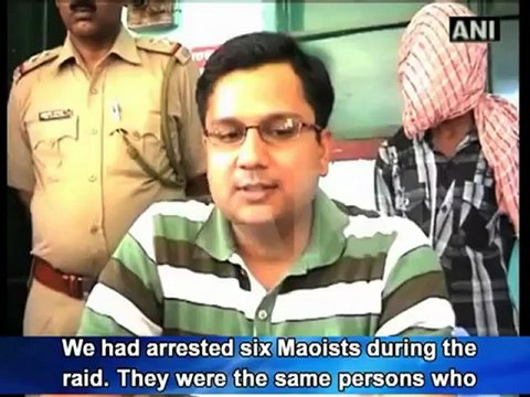 Tackling Maoist Menace- Cops nab 6 Ultras in J'khand.mp4