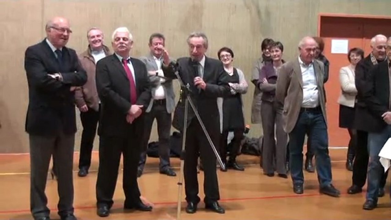 Voeux Patrick LABAUNE (Pont de l'Isère, 7 janvier 2013)