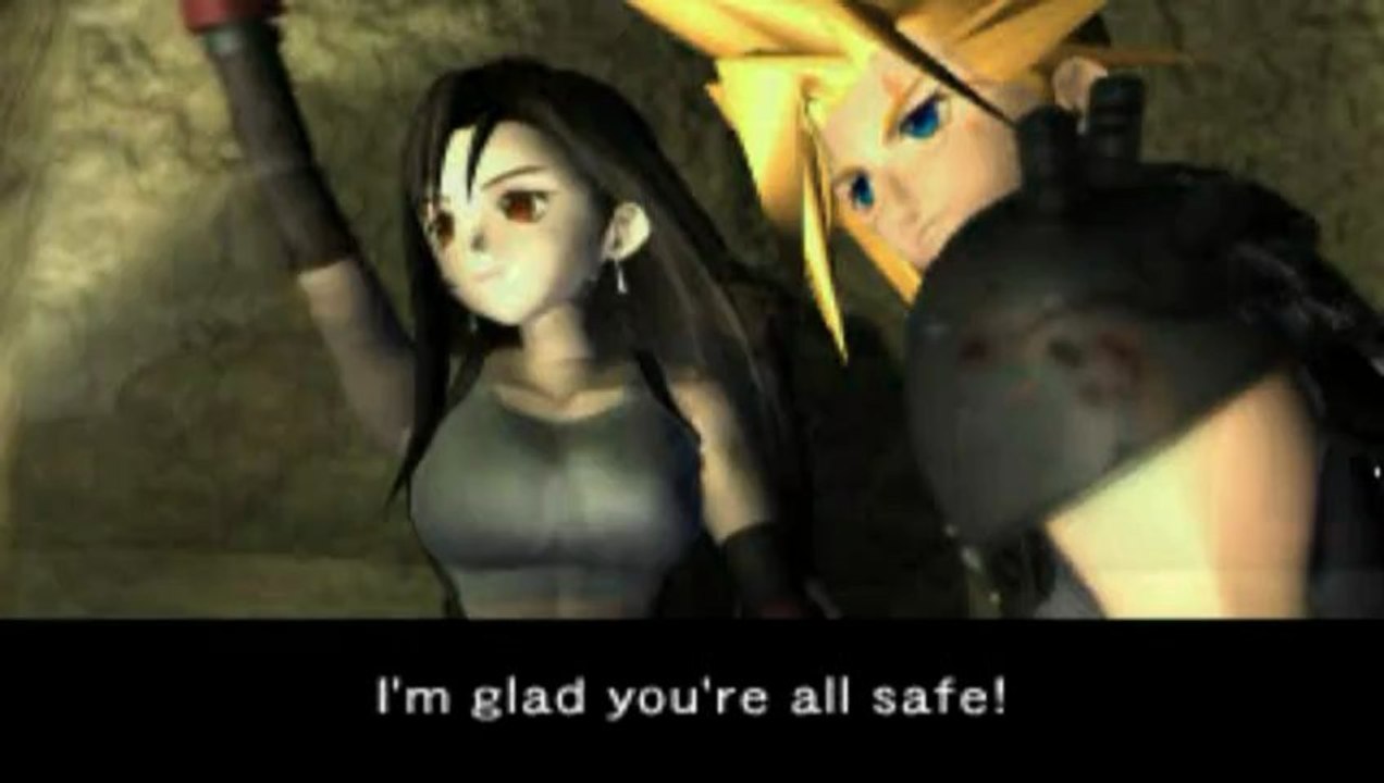 Final Fantasy VII Ending (With Music) HD
