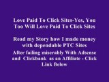 Paid To Click Sites-Paid To Click Sites Are Awesome
