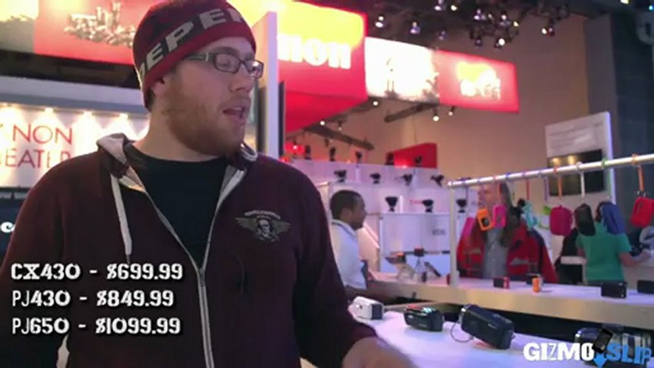 New Handycams Unveiled by Sony: The BOSS - CES 2013 - GizmoSlip