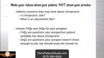 Chiropractic Marketing - Chiropractic Video Marketing Secret