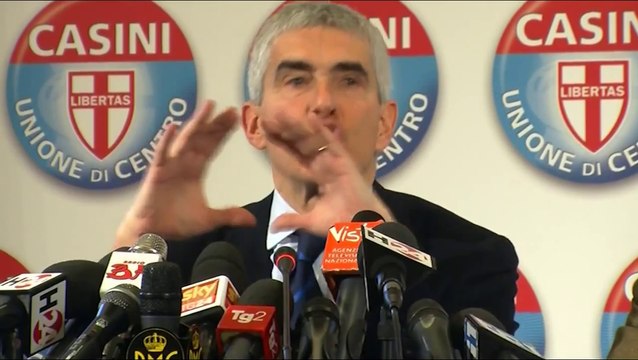 Casini - Tra Pdl e Lega accordo della disperazione (08.01.13)