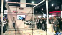 Parrot AR Drone Synchronized Flying Demonstration - CES 2013 - GizmoSlip