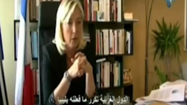 Pour Le Pen, les révolutions arabes ont porté la charia