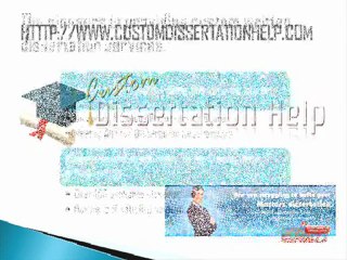 About Custom Dissertation Help [http://www.customdissertationhelp.com]