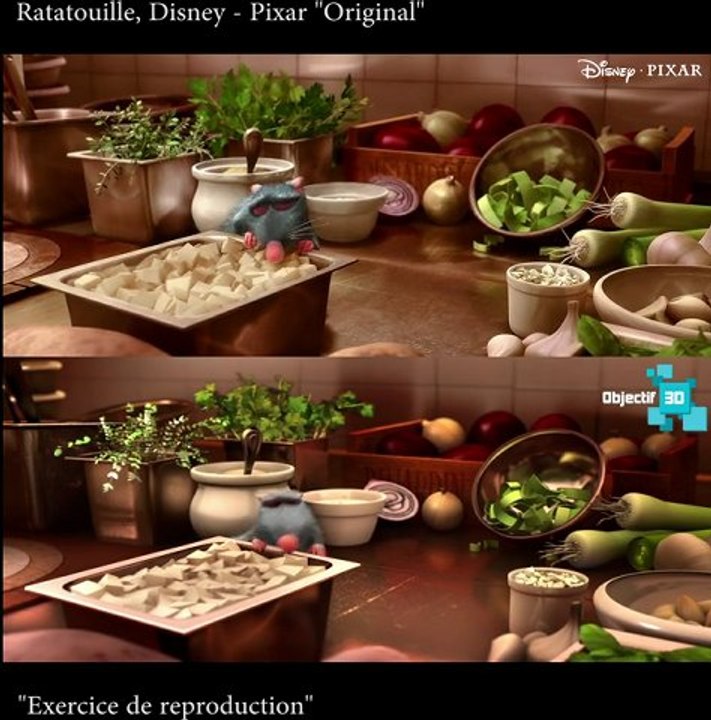 Ratatouille - Exercice de reproduction