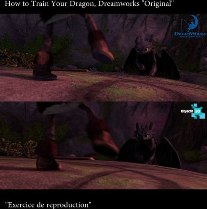 Dragons - Exercice de reproduction