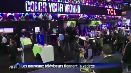 Salon électronique de Las Vegas: la télévision devient géante