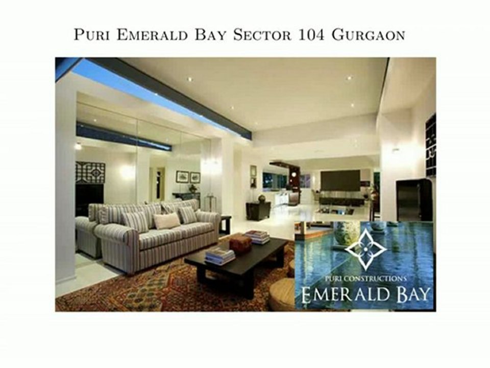 Puri Emerald Bay Sector 104 Gurgaon Call 9599363363