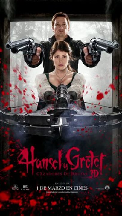 'Hansel y Gretel: Cazadores de brujas' - Póster en movimiento