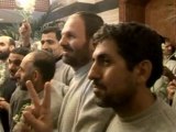 Iranian ambassador welcomes freed Iranian hostages in Damascus
