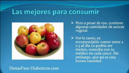 Frutas y Verduras para Diabeticos, aprende a aprovecharlas.