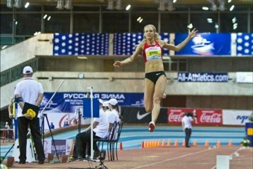 Darya Klishina Дарья Клишина 2012 2  Russian Winter Feb 5th Part 2