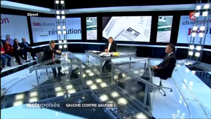 Mots croisés Mélenchon - Cahuzac P1
