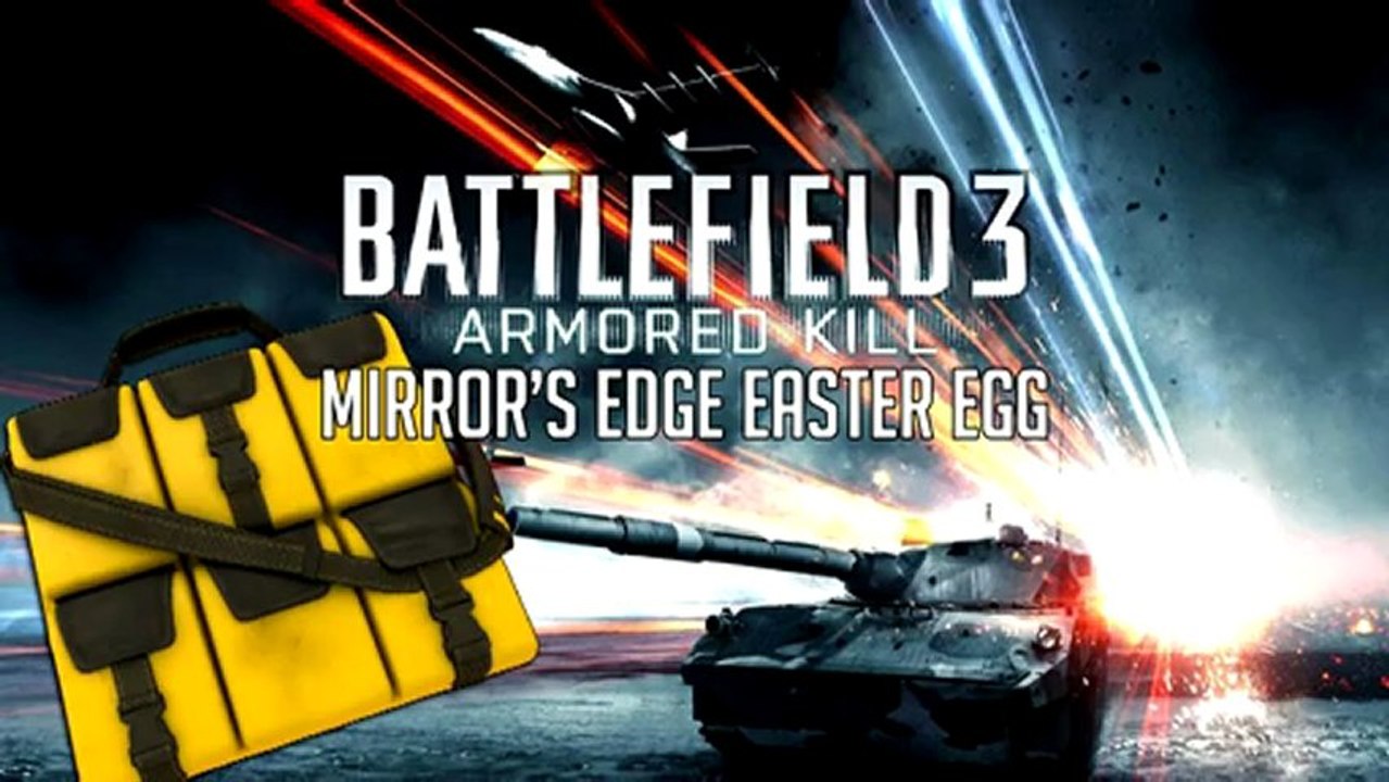 Battlefield 3 - Armored Kill Mirror's Edge Easter Egg