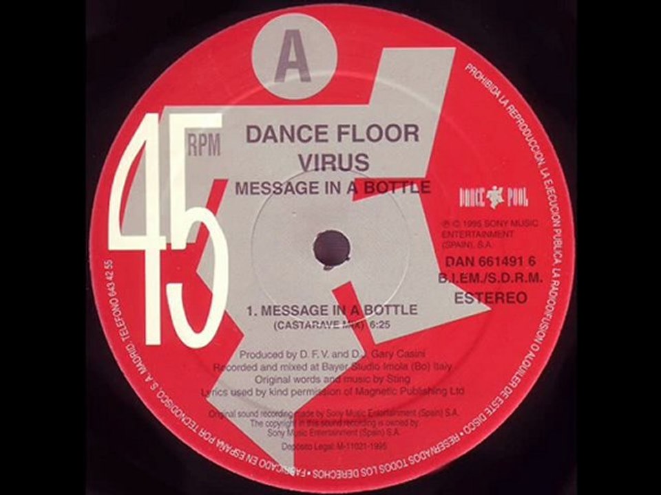 Dance Floor Virus - Message In A Bottle (Castarave Mix)
