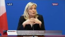 EVENEMENT,Voeux de Marine Le Pen à la presse
