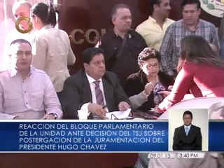 Diputados de la Unidad: Nos hemos declarado en emergencia ante decisión del TSJ