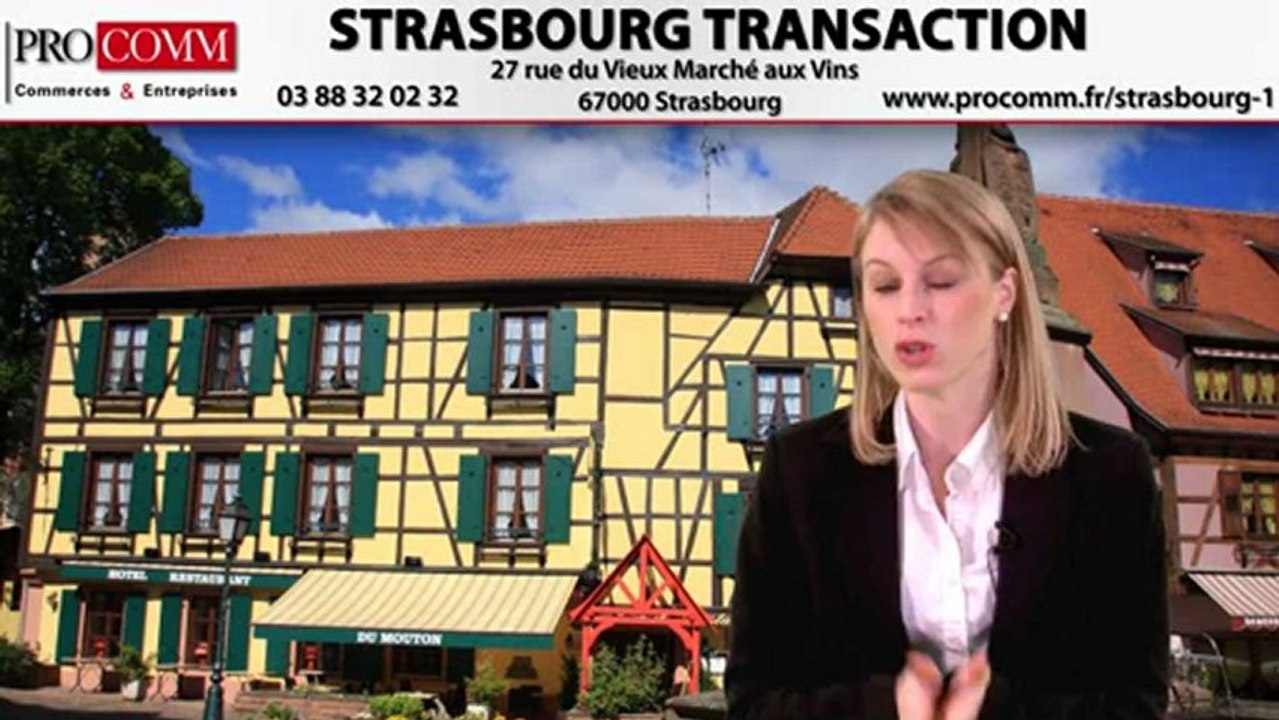 Vente murs commerciaux Strasbourg