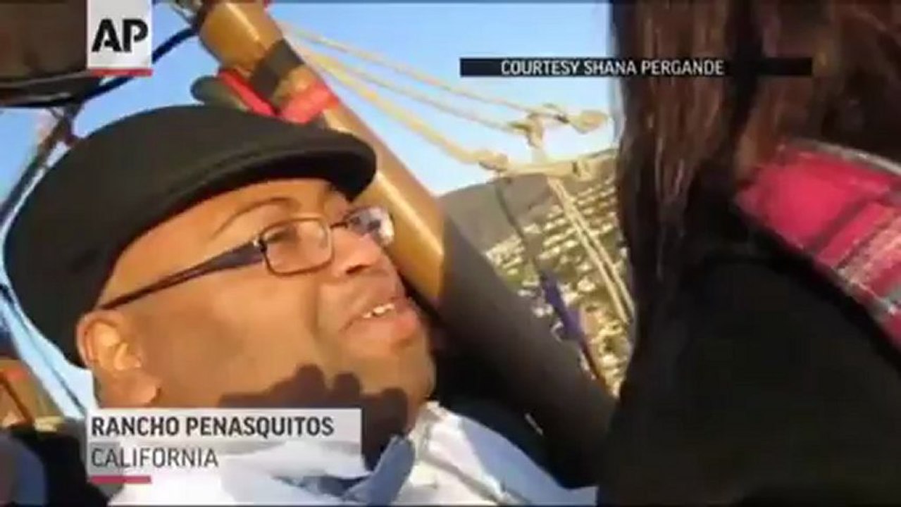 Accident de montgolfière pendant un mariage