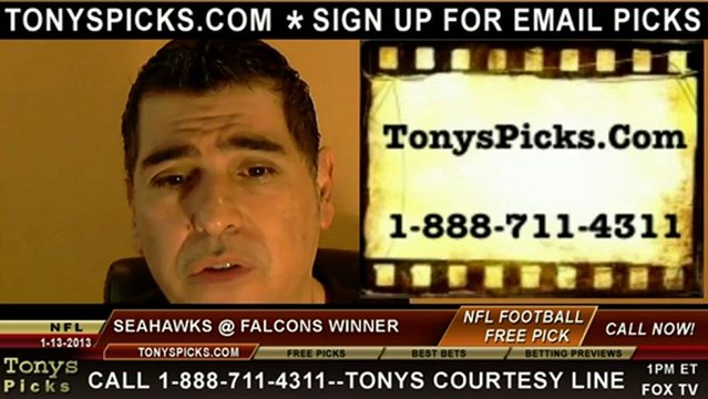 Atlanta Falcons versus Seattle Seahawks Pick Prediction NFL Pro Football NFC Divisional Playoff Odds Preview 1-13-2013