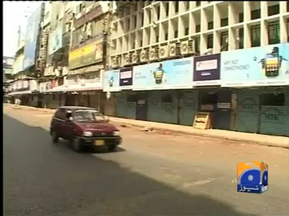 Geo Reports-Karachi Markets Reopen-31 Mar 2012.mp4