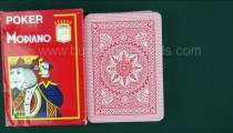 POKER-PLAYING-CARDS--Modiano-Cristallo(Red)--Marked-cards