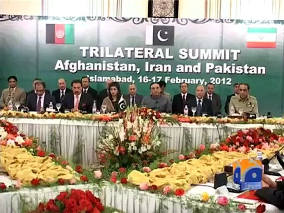 Geo Reporty- Pak-Afghan-Iran Summit Joint Statement- 18 Feb 2012.mp4