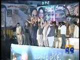 Geo report-Nawaz arrives at rally-20 Nov 2011.mp4
