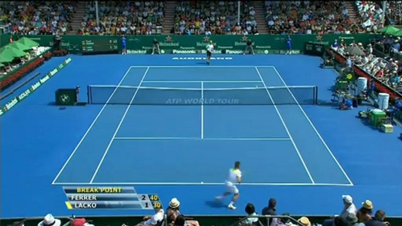 Ferrer eases past Lacko