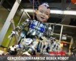 Gerçeğinden farksız bebek robot