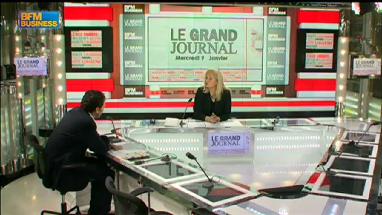 Virgin Mobile Geoffroy Roux de Bezieux / Citroën Frédéric Banzet - 9 janvier Grand Journal 1/4