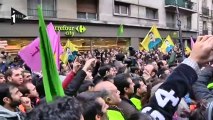Protestations en marge de l'exécution de 3 militantes kurdes