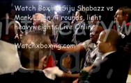 Online Boxing Featherweight Siju Shabazz vs Mark Lujan