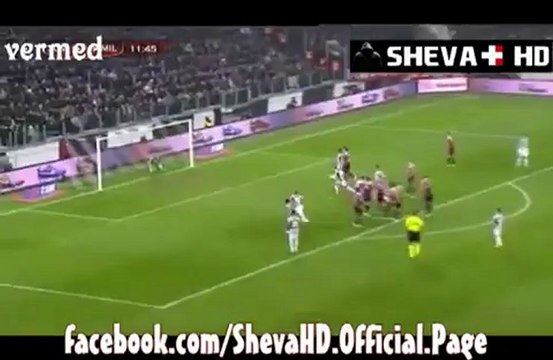 Coup-franc de Sebastian Giovinco en Coupe d'Italie face au Milan AC