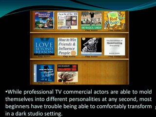 Voice Over Talent – An Overview