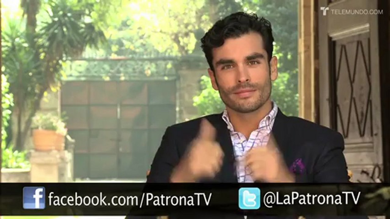La Patrona - Gonzalo Garcia Vivanco Habla Sobre Su Participación