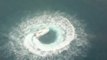Man loses control of boat asi it spins in a circle off Australian coast