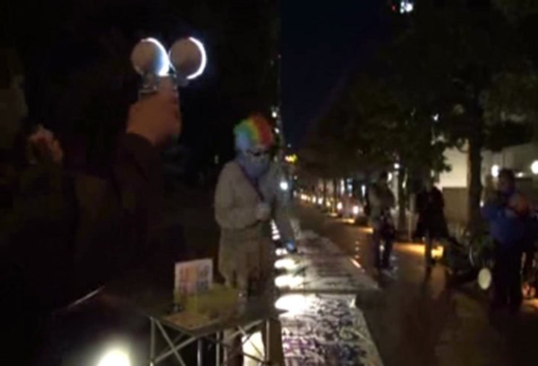 20130104 《索引付》大阪 年初 関電本店前抗議（最初と最後）復活モジライブ