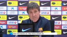 Roura ocupará el sitio de Tito Vilanova contra el Córdoba